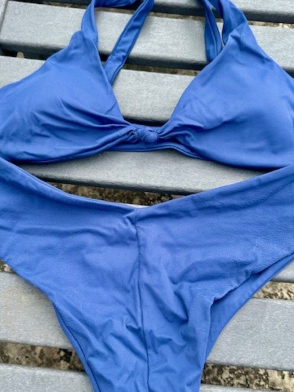 Navy Blue Bikini Set | Size M | Classic 2-Piece